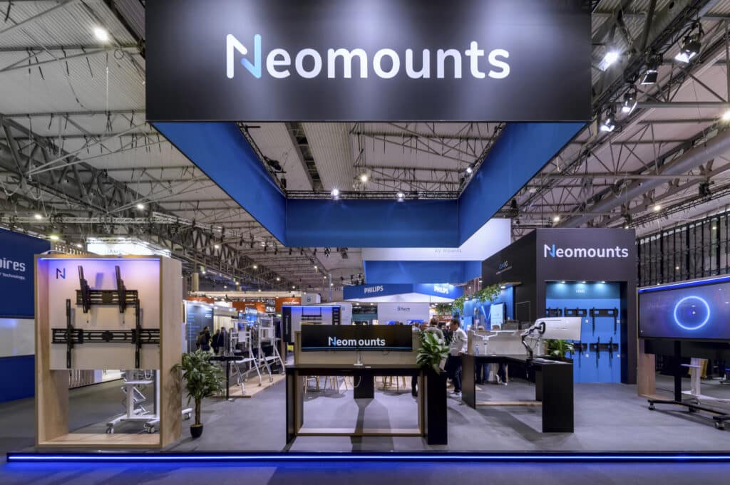 neomounts-btech-ise-fira-barcelona-integratedsystemseurope-stand-beursstand-exhibition