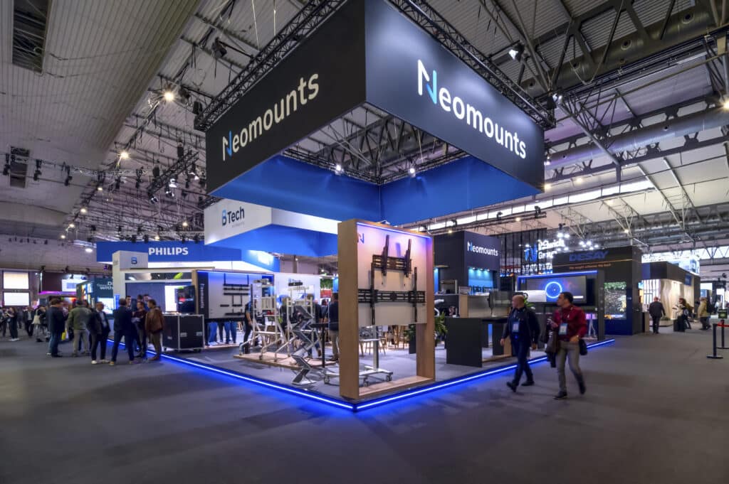 neomounts-btech-ise-fira-barcelona-integratedsystemseurope-stand-beursstand-exhibition