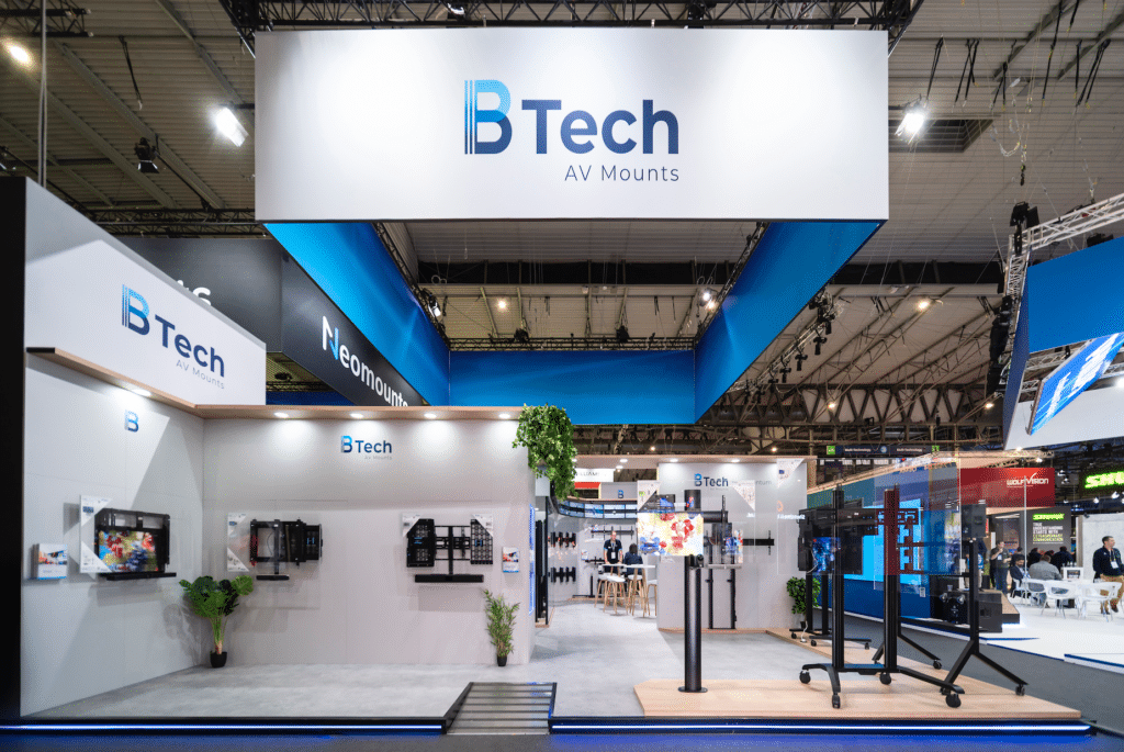 neomounts-btech-ise-fira-barcelona-integratedsystemseurope-stand-beursstand-exhibition