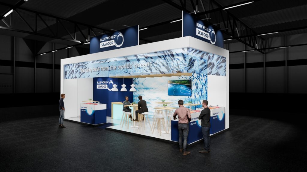 Render Blue World Seafood