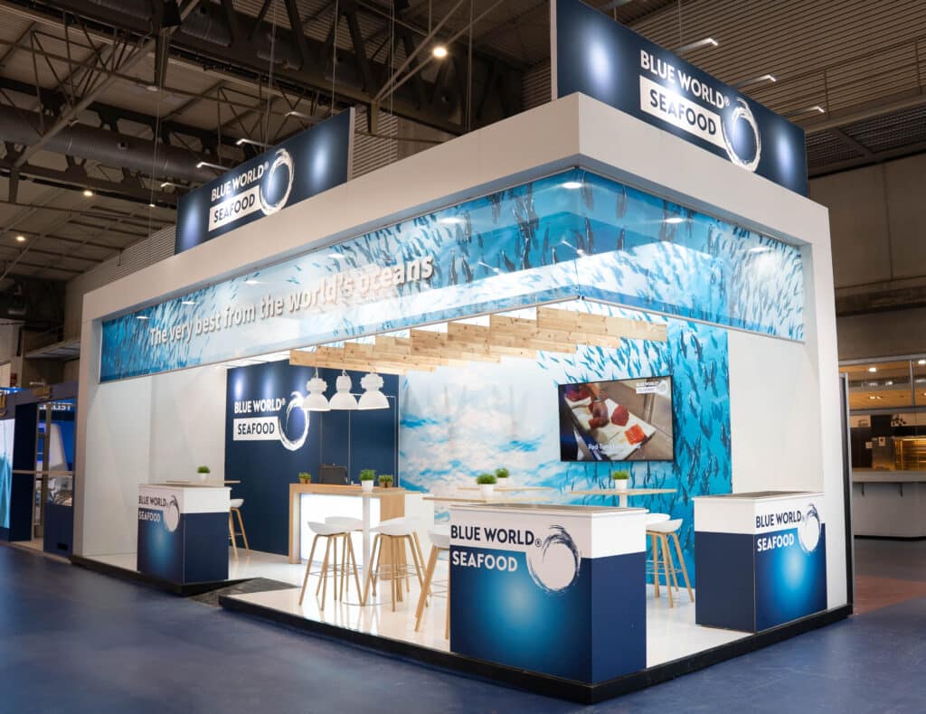 Stand Blue World Seafood