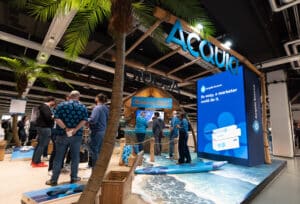 Aquia at Drupalcon 2025 in Vienna build by Cialona